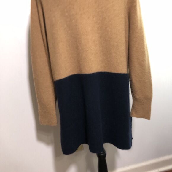 Madewell Cardigan Sweater Womens Medium Blue Kent Wool Alpaca Blend Color Block - Picture 11 of 16